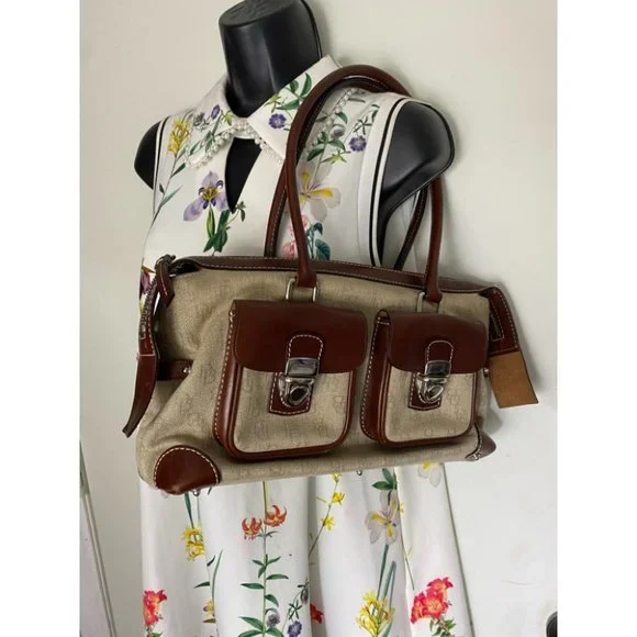 DOONEY & BOURKE Tan Brown Medium Size Doctor Bag - Picture 8 of 13